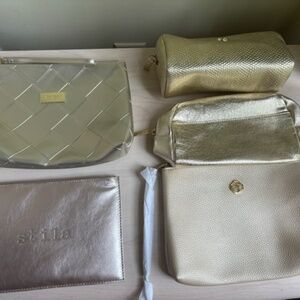 Holiday Sale! New Luxury Gold Collection Wristlets & Bag  5 Piece Bundle Set